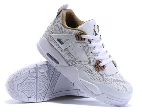 2017 Air Jordan 4 Pinnacle Snakeskin Shoes - Click Image to Close